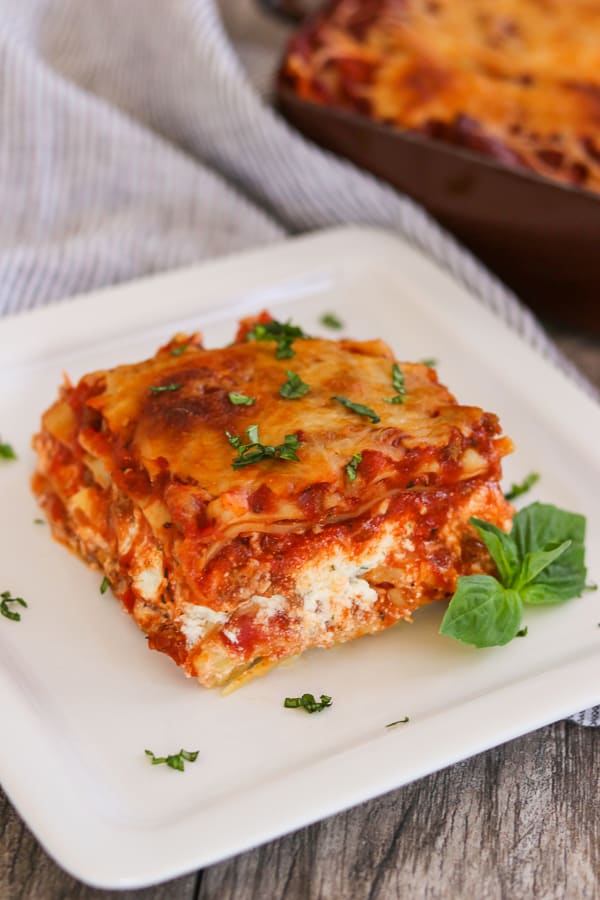 Chicken Lasagna Recipes with Ricotta Cheese Lasagna 365 Days of Baking