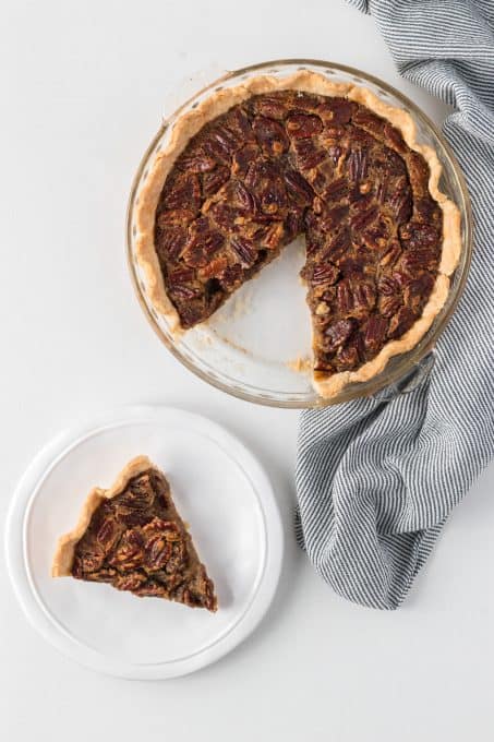 A southern pie made of pecans.