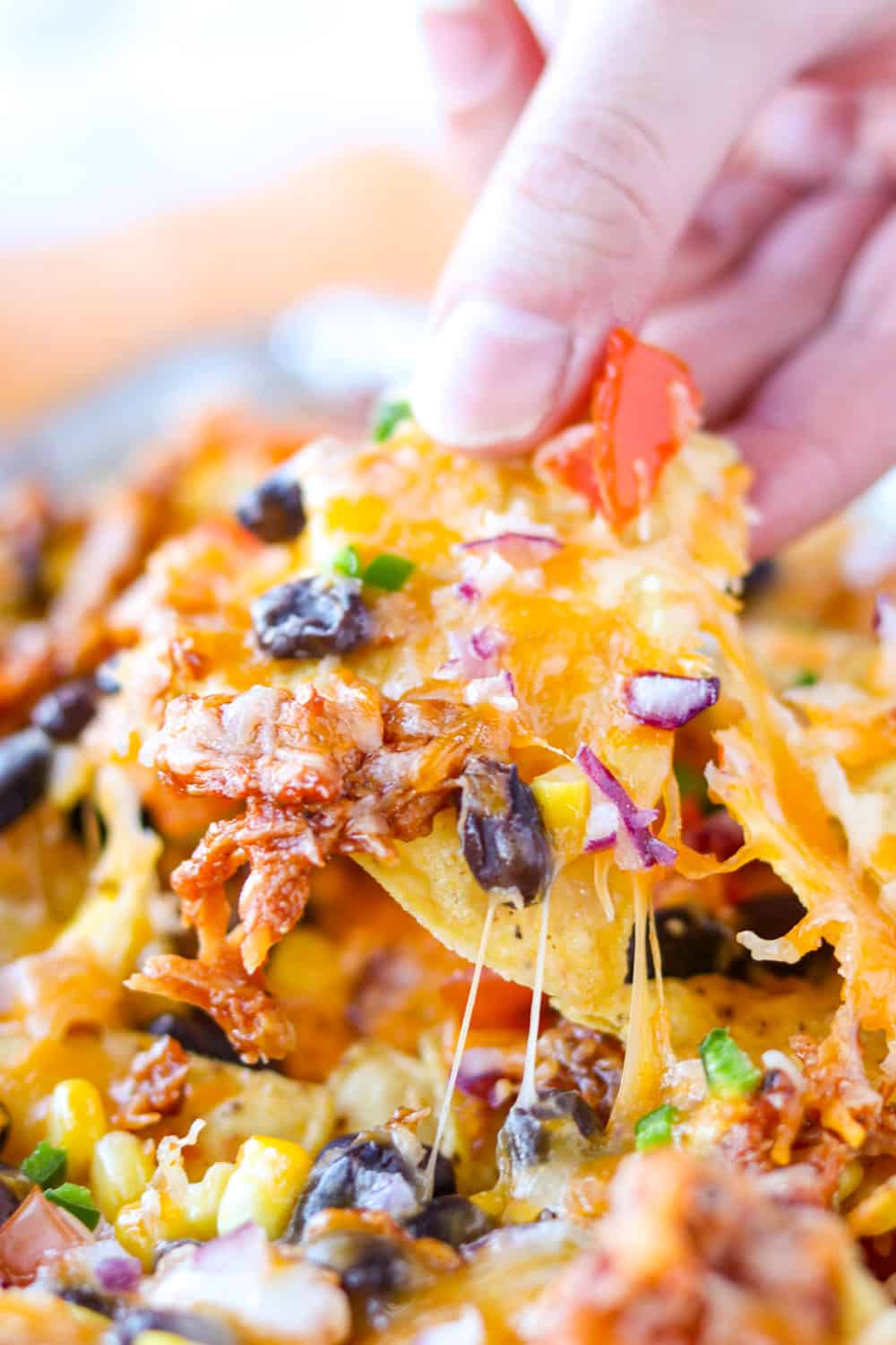 Easy BBQ Chicken Nachos Recipe - 365 Days of Baking and More