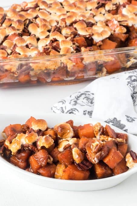 A sweet potato side dish.