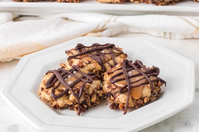 Caramel Thumbprint Cookies