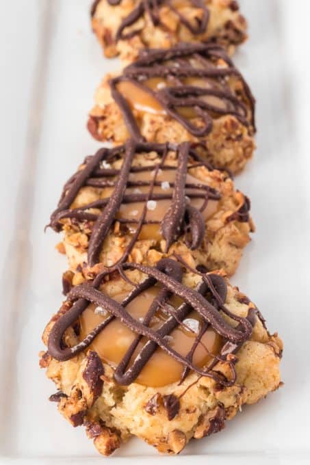 Caramel Thumbprint Cookies