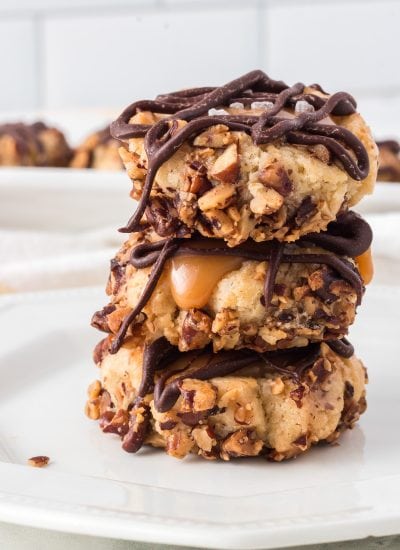 Caramel Thumbprint Cookies