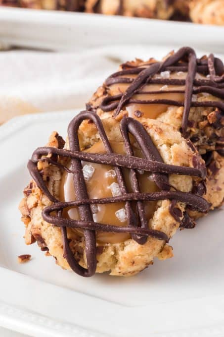 Caramel Thumbprint Cookies