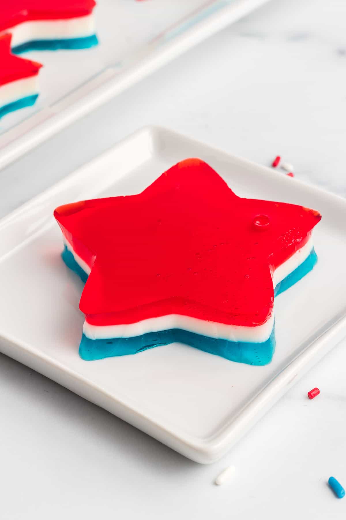 Red, White, and Blue Jell-O Stars | 365 Days of Baking & More