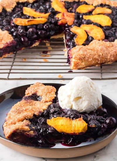 Peach Blueberry Galette