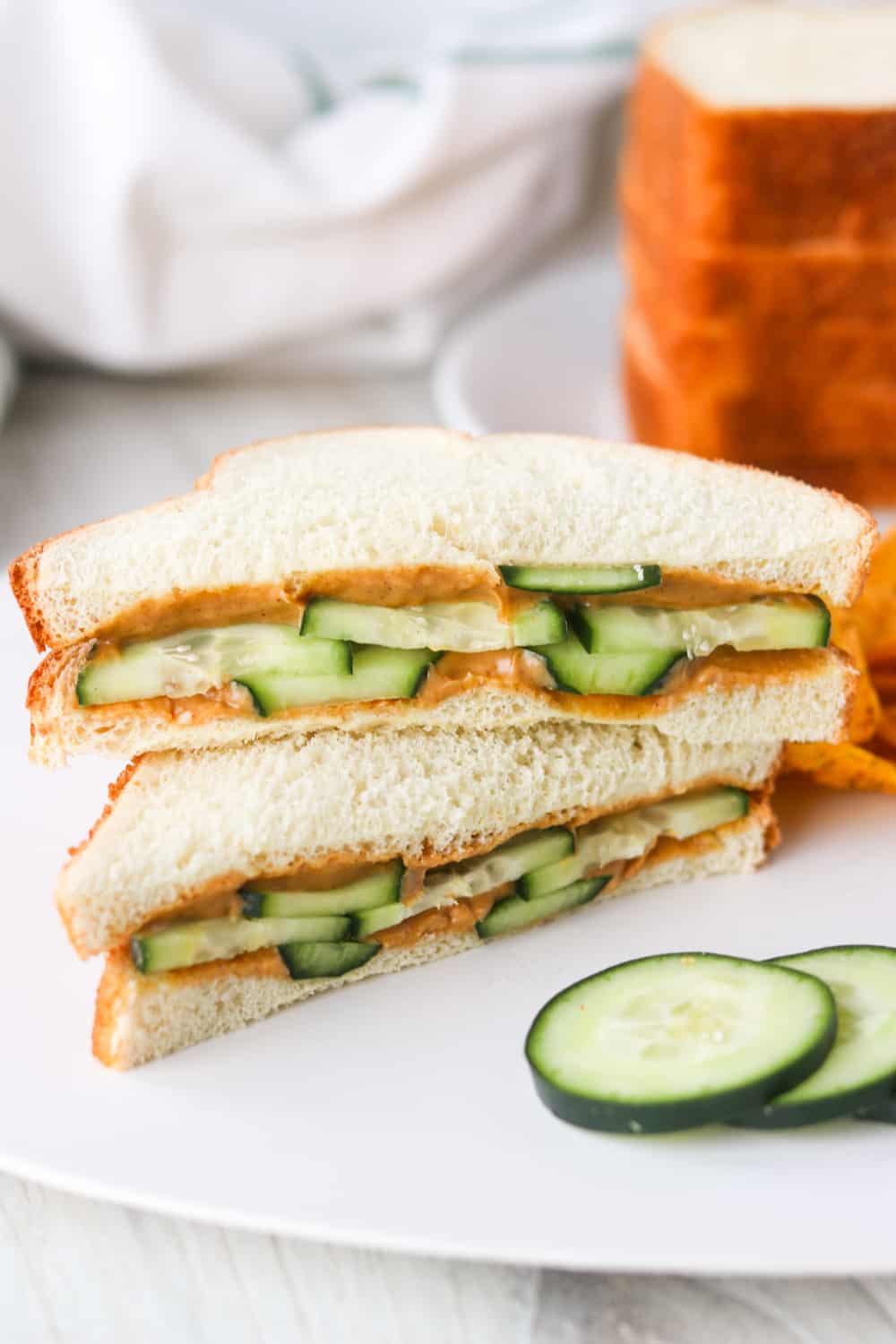 Peanut Butter and Cucumber Sandwich (It's Yummy!) | 365 Days of Baking