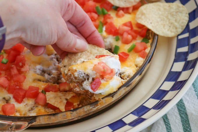 Taco Dip - A Game Day Favorite - 365 Days of Baking & More