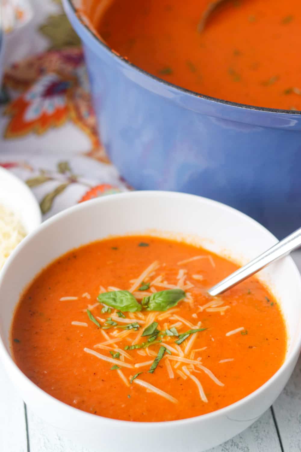 Creamy Tomato Basil Soup - 365 Days Of Baking And More