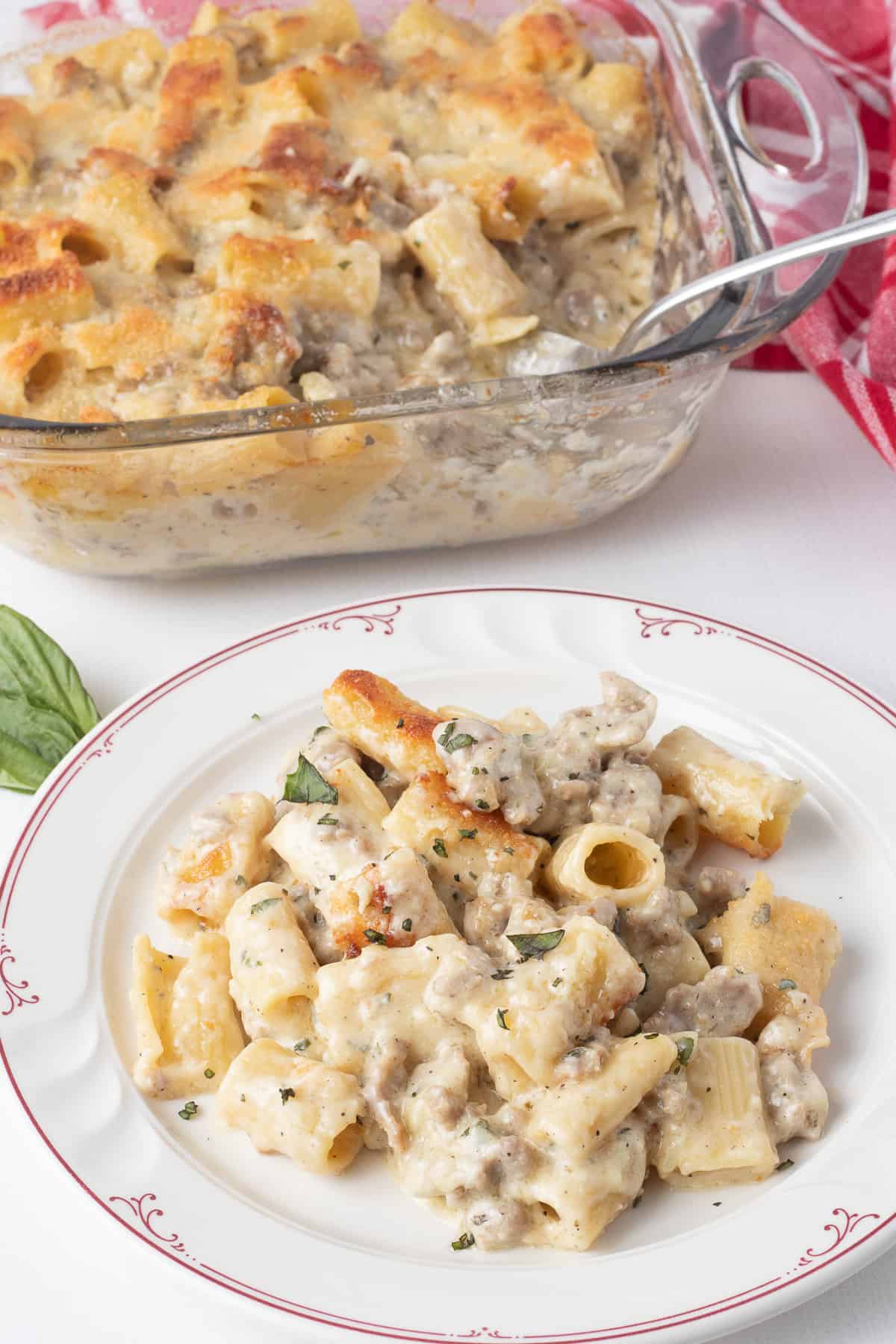 Sausage Alfredo Rigatoni 365 Days Of Baking And More