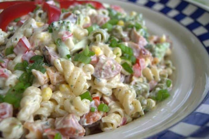 Sausage Veggie Pasta Salad