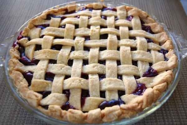 Lattice Strawberry Rhubarb Pie - 365 Days of Baking & More