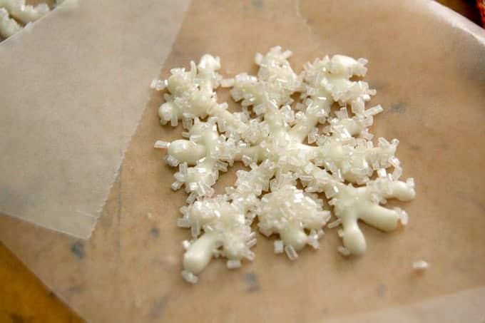White Chocolate Snowflakes - 365 Days of Baking & More