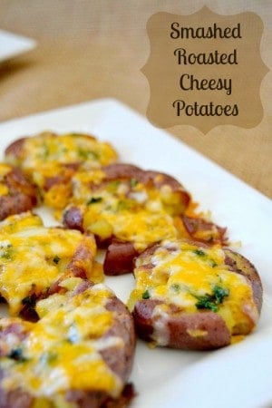 EASY Roasted Smashed Potatoes with CHEESE! - 365 Days of Baking