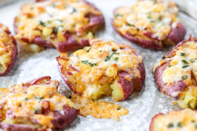 Smashed Baby Red Potatoes Recipe