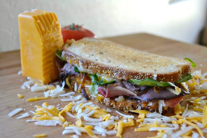 The Ultimate Grilled Cheese Roast Beef