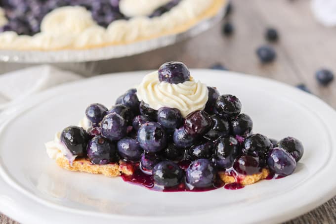 No Bake Blueberry Pie – Salted Plains