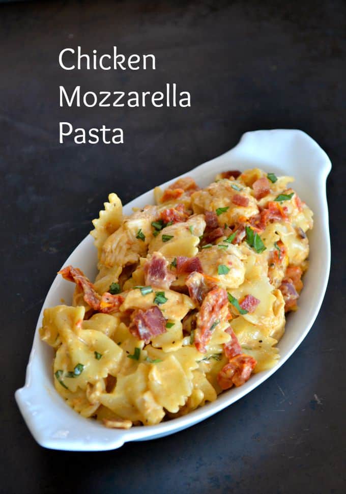 Chicken Mozzarella Pasta - 365 Days Of Baking And More