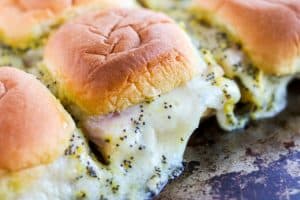 Ham and Cheese Party Sandwiches {Ham Sliders} | 365 Days of Baking