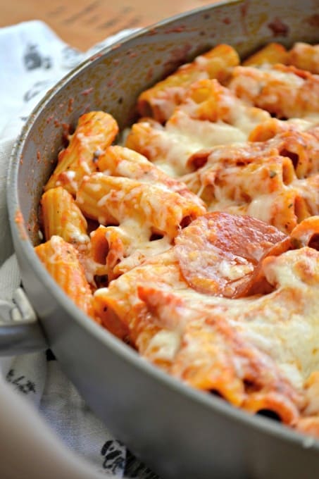 Pepperoni Pizza Pasta | 365 Days of Baking and More