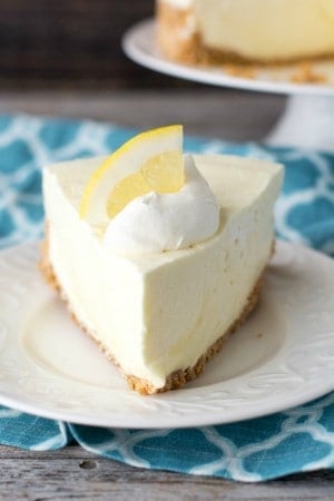 No-Bake Lemon Cheesecake - 365 Days of Baking and More