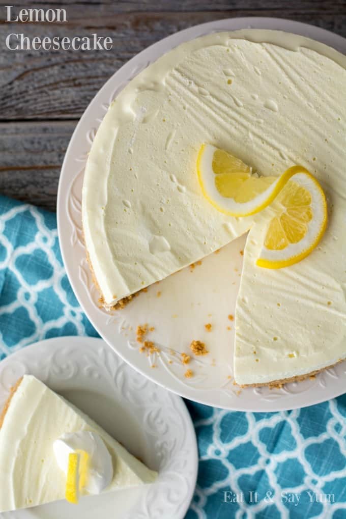 No Bake Lemon Cheesecake 365 Days Of Baking And More 