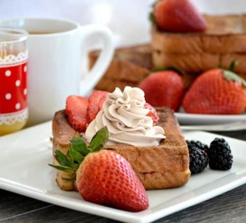 Strawberry Stuffed Mocha French Toast 365 Days Of Baking