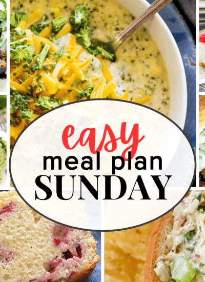 Easy Meal Plan Sunday {Week 61}