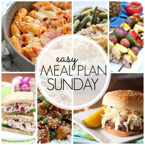 Easy Meal Plan Sunday