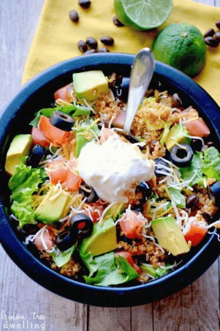 Quinoa Taco Bowls - Lemon Tree Dwelling | Easy Meal Plan Sunday {Week 60}