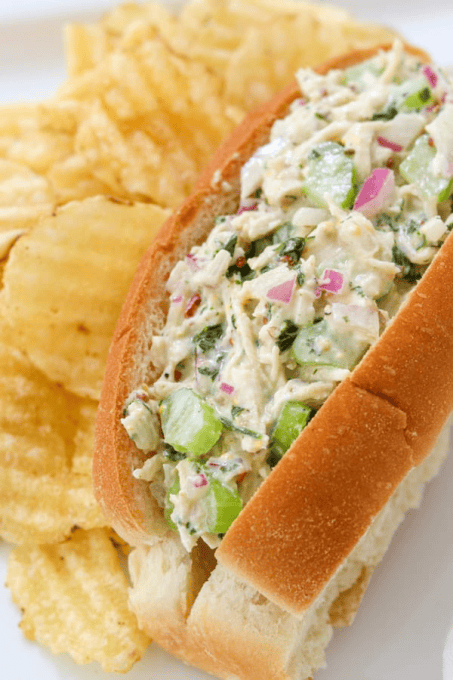 Chicken Salad Sandwiches - 365 Days of Baking and More | Easy Meal Plan Sunday {Week 61}