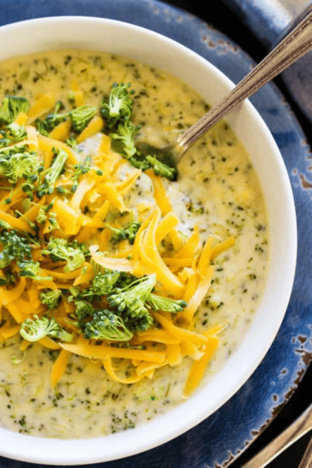 Creamy Broccoli Cheese Soup - A Dash of Sanity | Easy Meal Plan Sunday {Week 61}