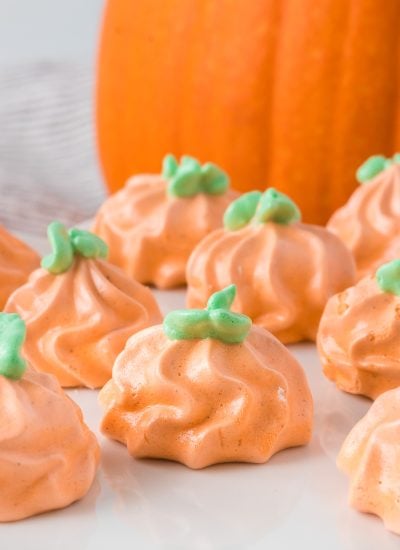 Pumpkin Spice Meringue Pumpkins