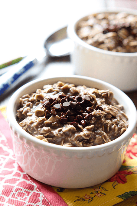 Chocolate Peanut Butter Oatmeal - Mandy's Recipe Box | Easy Meal Plan Sunday {Week 63}