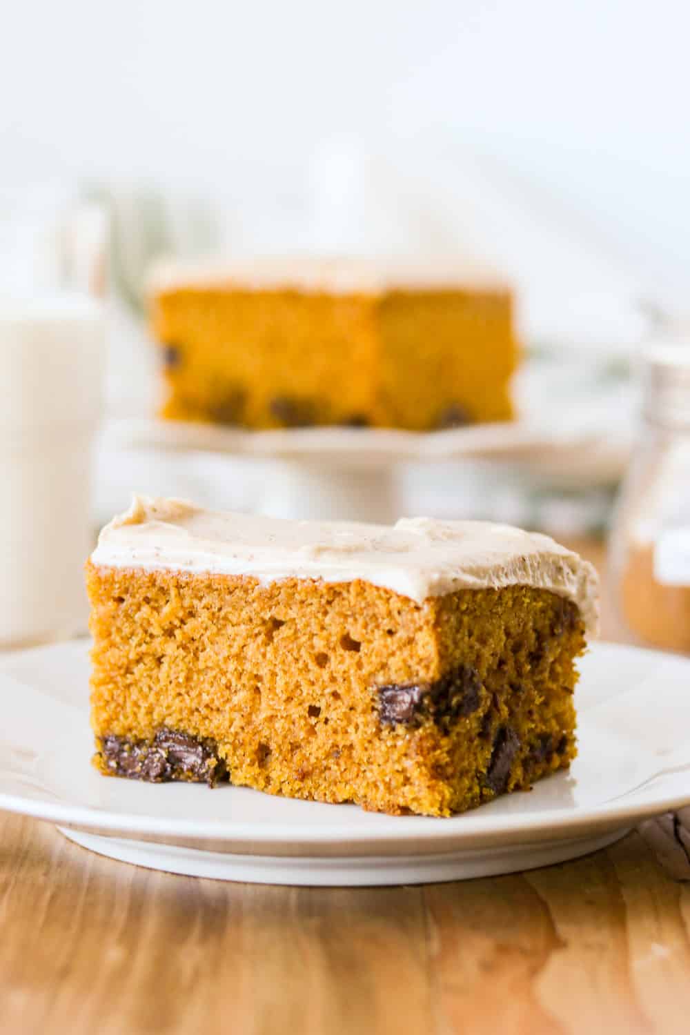 Pumpkin Chocolate Chunk Cake – Relieve time