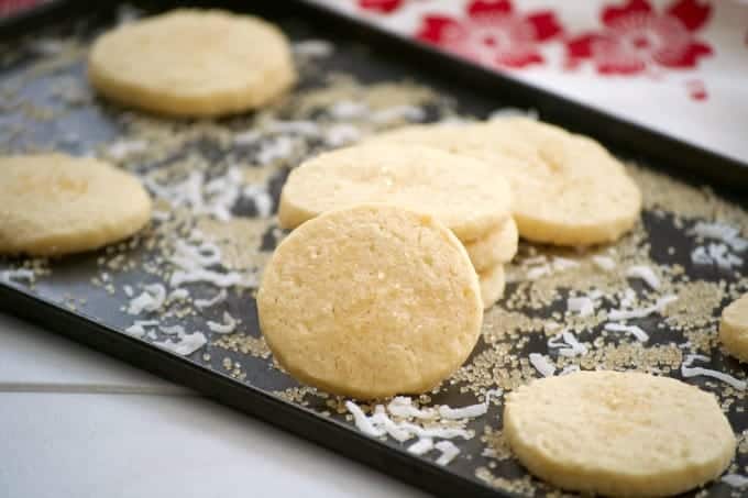 Coconut Macadamia Sugar Cookies - 365 Days of Baking and More