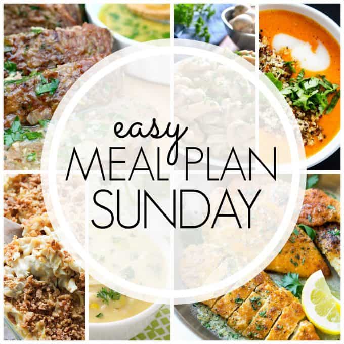 Easy Meal Plan Sunday Week 85 - 365 Days of Baking and More