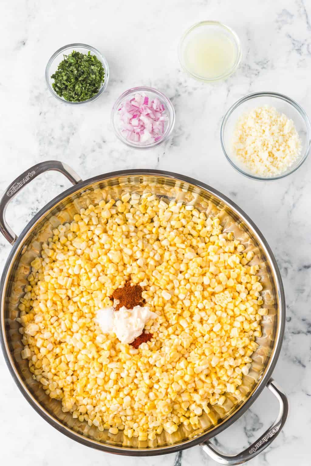 Skillet Mexican Street Corn - 365 Days Of Baking And More