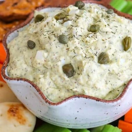 Dill Pickle Egg Salad Dip - 365 Days of Baking and More