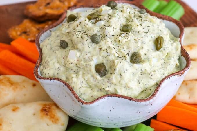 Dill Pickle Egg Salad Dip - 365 Days of Baking and More