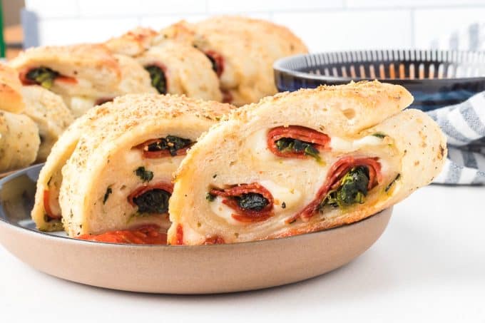 Spinach Pepperoni Bread