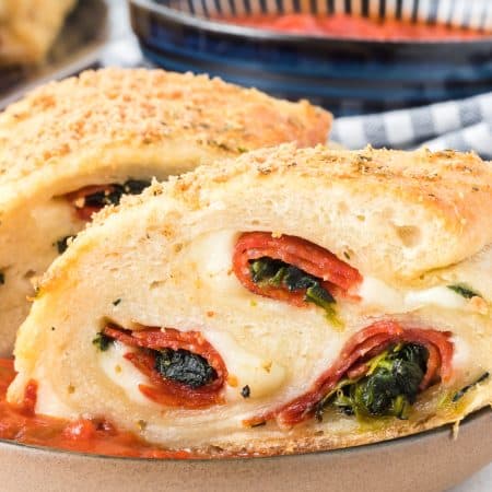 Spinach Pepperoni Bread