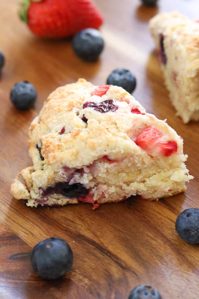 Mixed Berry Scones - 365 Days of Baking and More