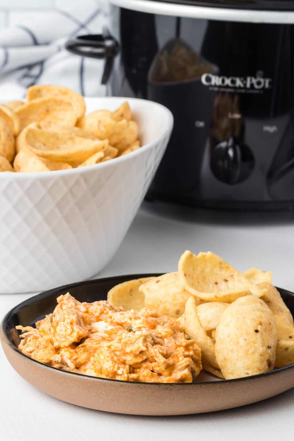 Slow Cooker Buffalo Chicken Dip | 365 Days of Baking and More