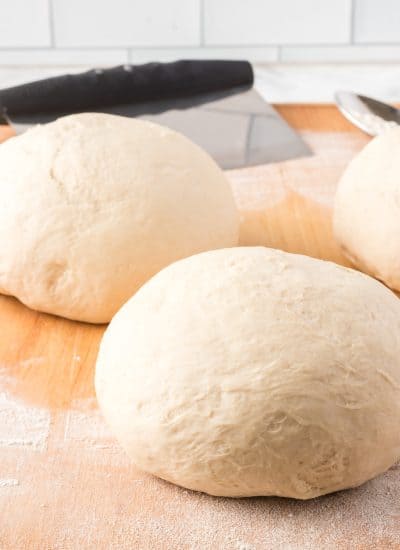 Homemade Pizza Dough - THREE medium pizzas from one recipe.