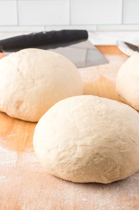 Homemade Pizza Dough - THREE medium pizzas from one recipe.