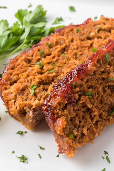 Ingredients for Classic Meatloaf Recipe.