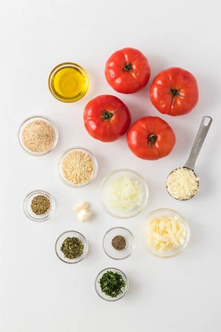Ingredients for Stuffed Tomatoes