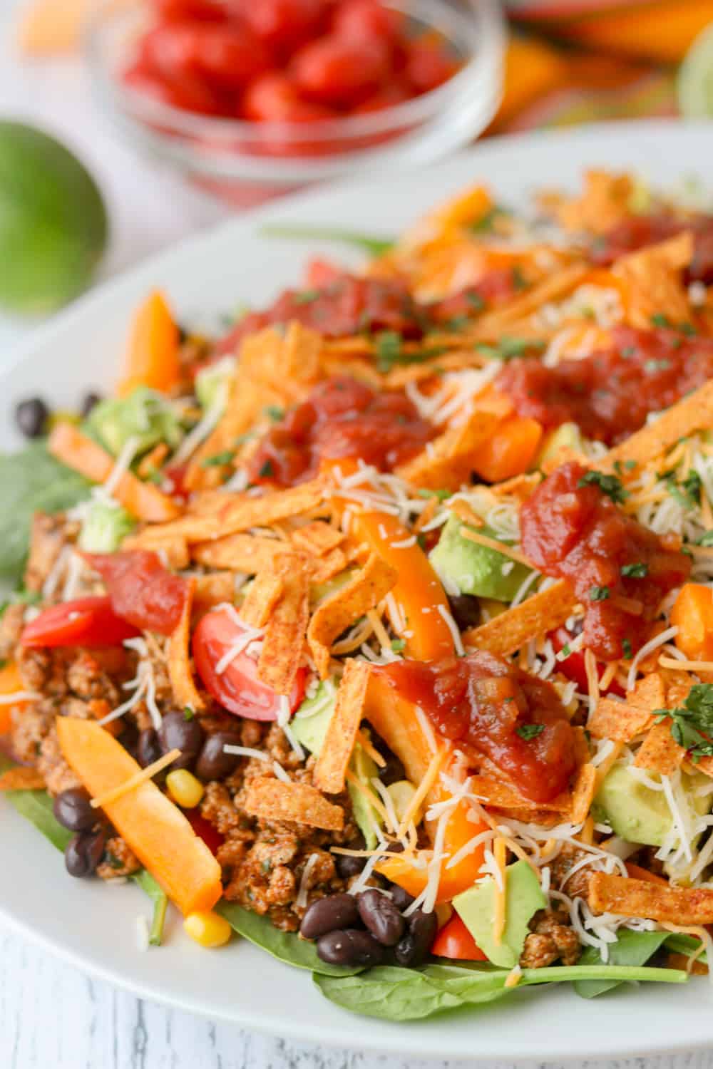 Easy Chicken Taco Salad | 365 Days of Baking and More