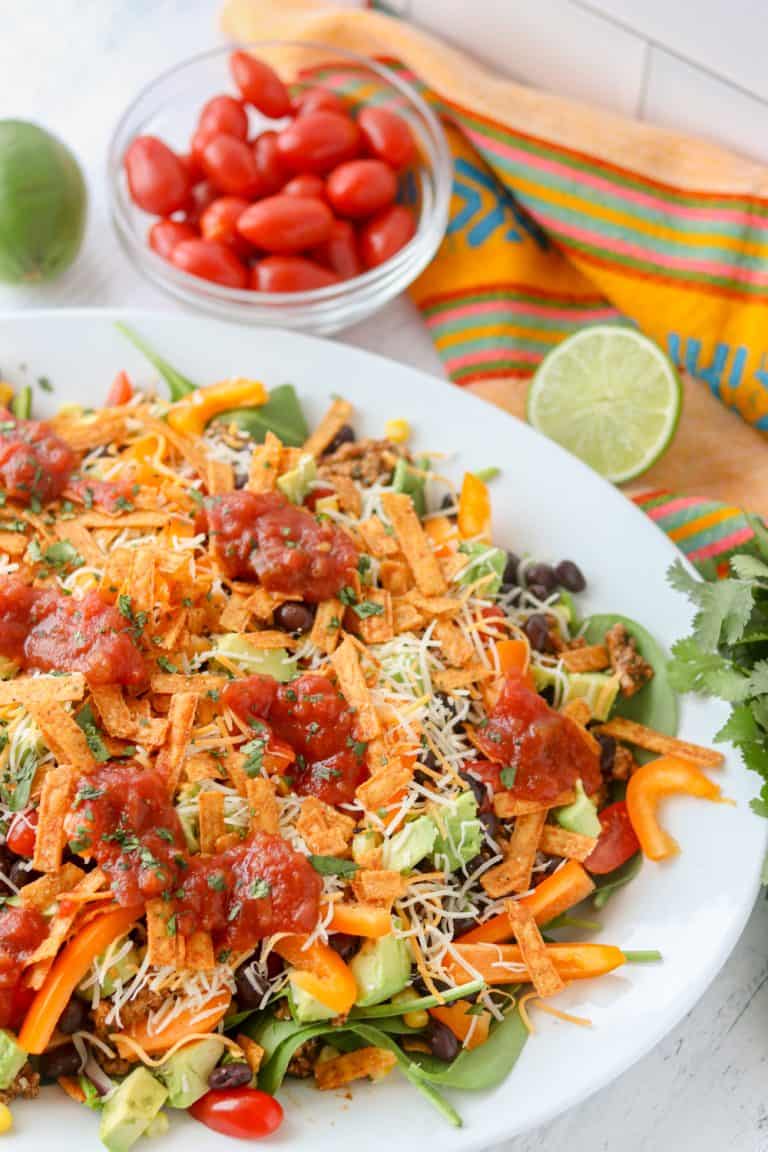 Easy Chicken Taco Salad | 365 Days of Baking and More